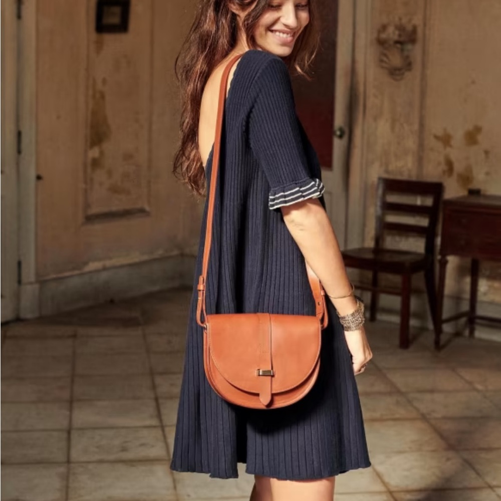 Sezane | Robe Selene | Navy knit dress | XS